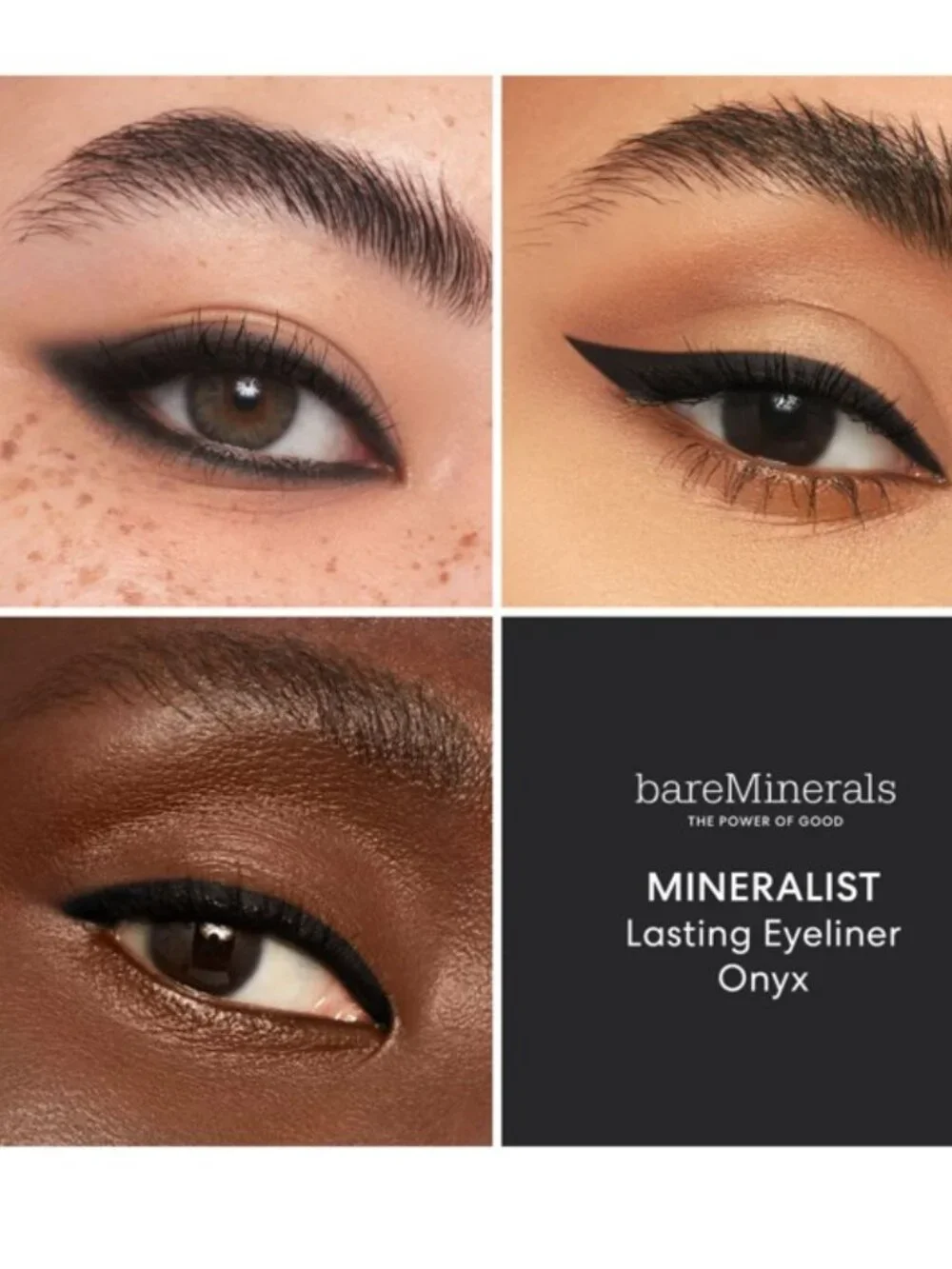 bareMinerals Mineralist Lasting Waterproof Eyeliner* ~ONYX (Rich Black) NIB .35g